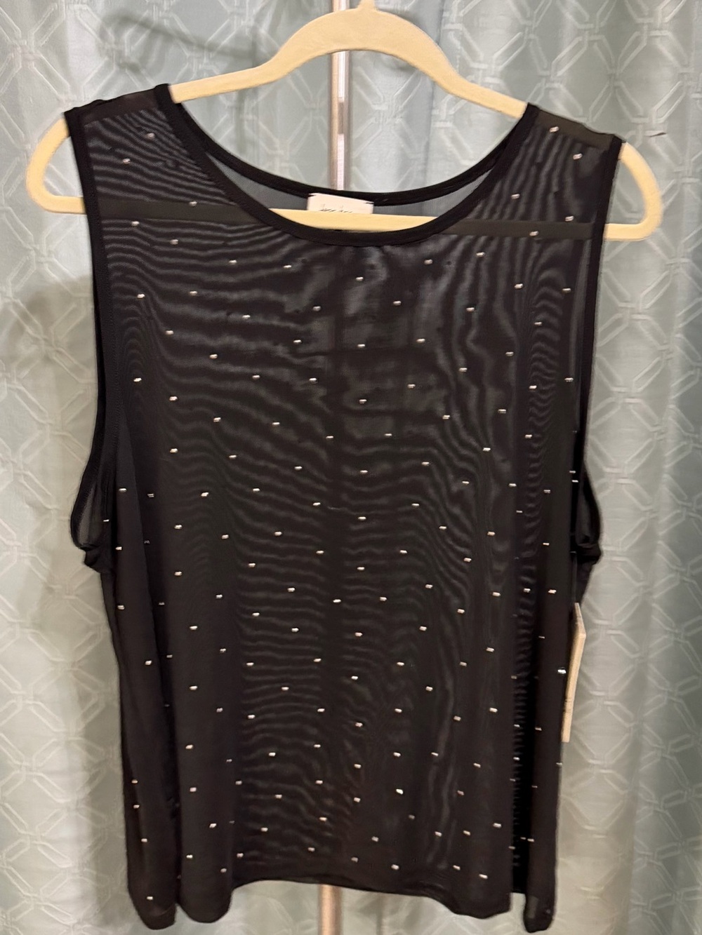 Free Kisses Plus Size 3X Black Tank Top